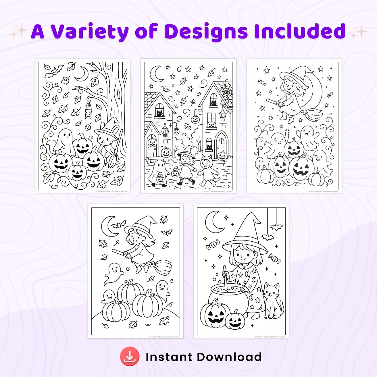25+ Halloween Coloring Pages Printable – Halloween Coloring Book for Kids & Adults PDF