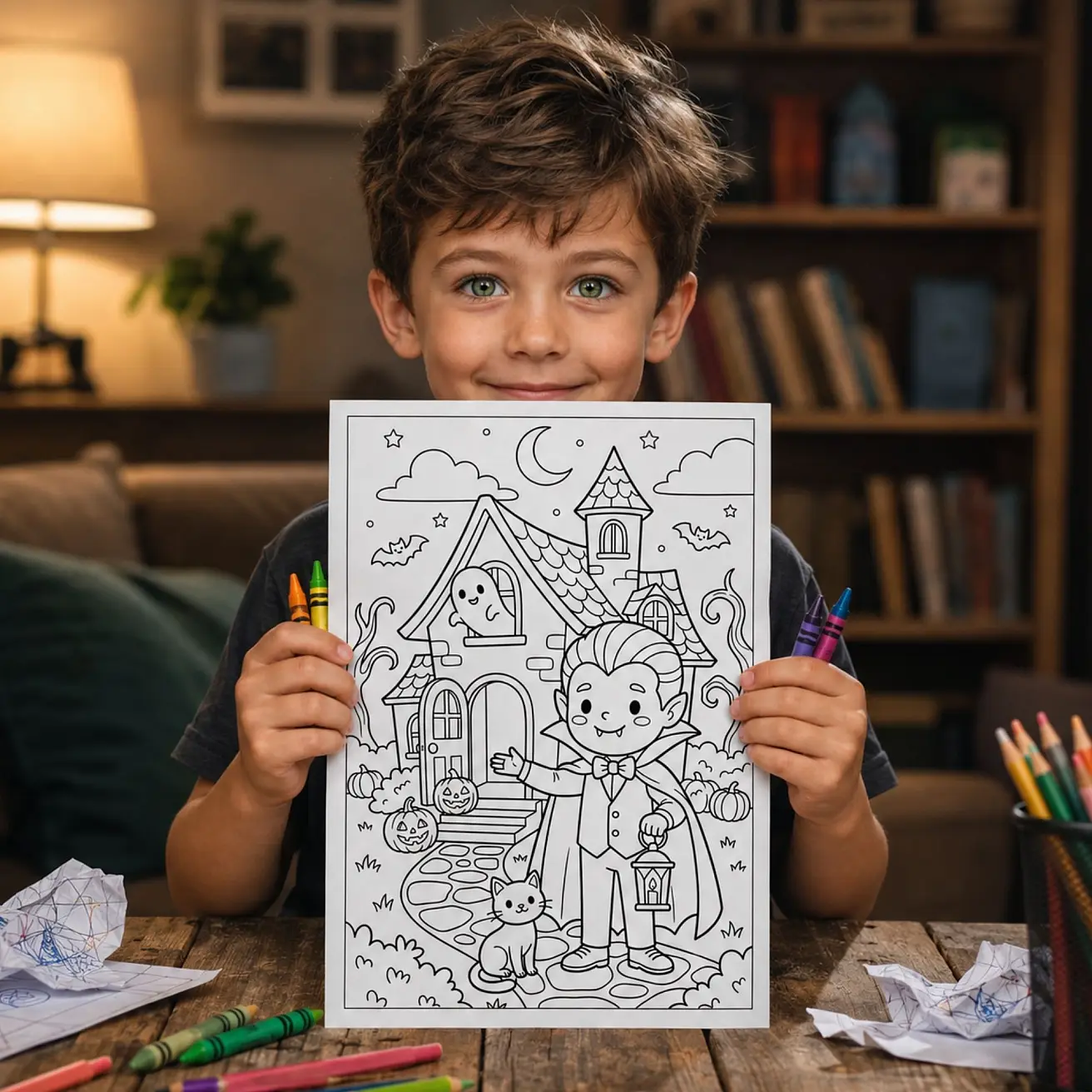 25+ Haunted House Coloring Pages for Adults and Teens - Spooky Halloween Printable Coloring Book PDF