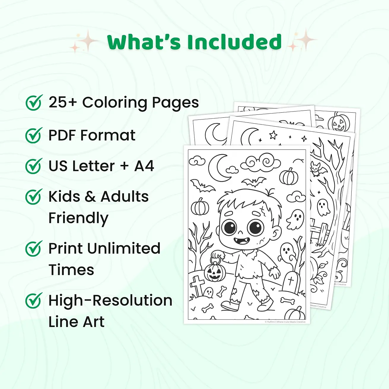 25+ Zombie Coloring Pages for Adults and Teens – Creepy Undead Printable Coloring Book PDF