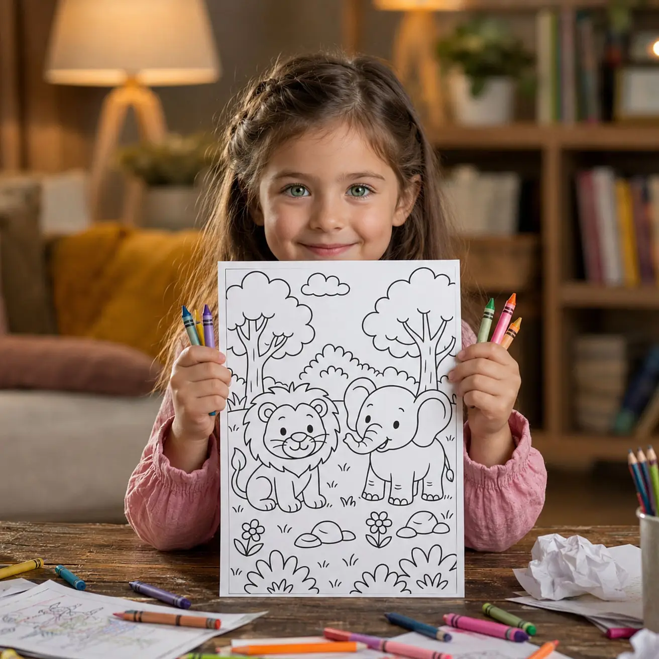25+ Zoo Animal Coloring Pages Printable PDF for Kids