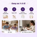 30+ School Fashion Coloring Pages for Adults – Stylish Student Outfit & Campus Life Printable Coloring Book PDF