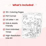 35+ Cute Study Coloring Pages for Kids – Printable School Learning & Classroom Activity Coloring Sheets PDF
