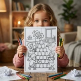 35+ Learning Fun Coloring Pages for Kids – Educational Activity Book, STEM, Preschool & Kindergarten Printable PDF