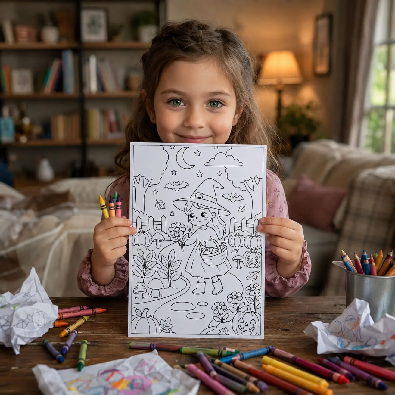 45+ Halloween Night Coloring Pages for Kids – Spooky Halloween Activity Book & Trick or Treat Printable Coloring Sheets