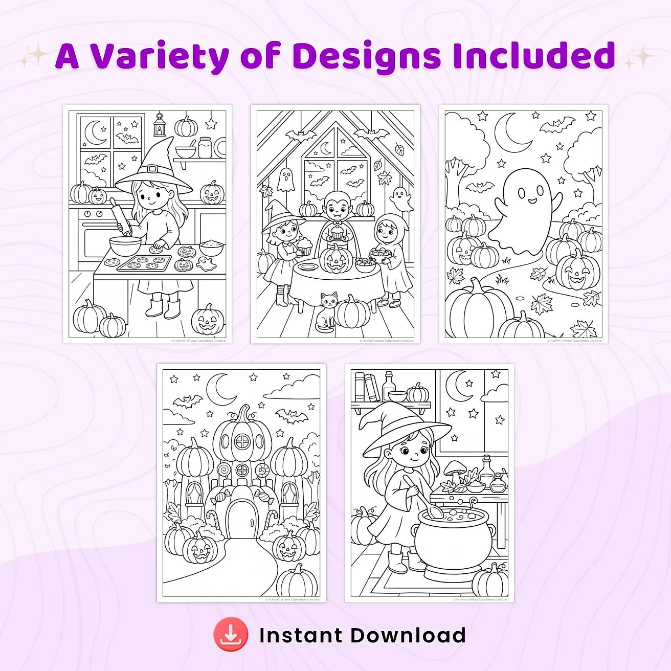45+ Halloween Night Coloring Pages for Kids – Spooky Halloween Activity Book & Trick or Treat Printable Coloring Sheets