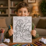 45+ Roblox Coloring Pages for Kids - Printable Video Game Coloring Book with Block World Adventure Activity Sheets PDF