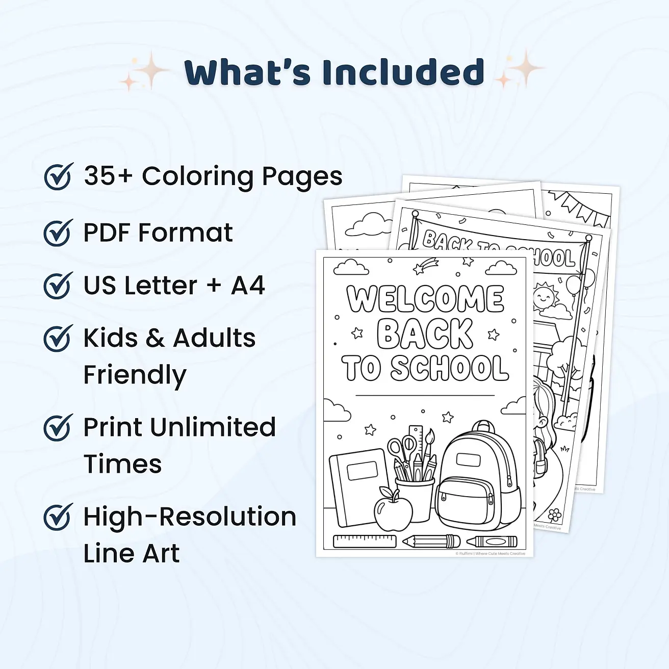 Free Back to School Coloring Pages – Printable First Day School Activity Sheets for Kids