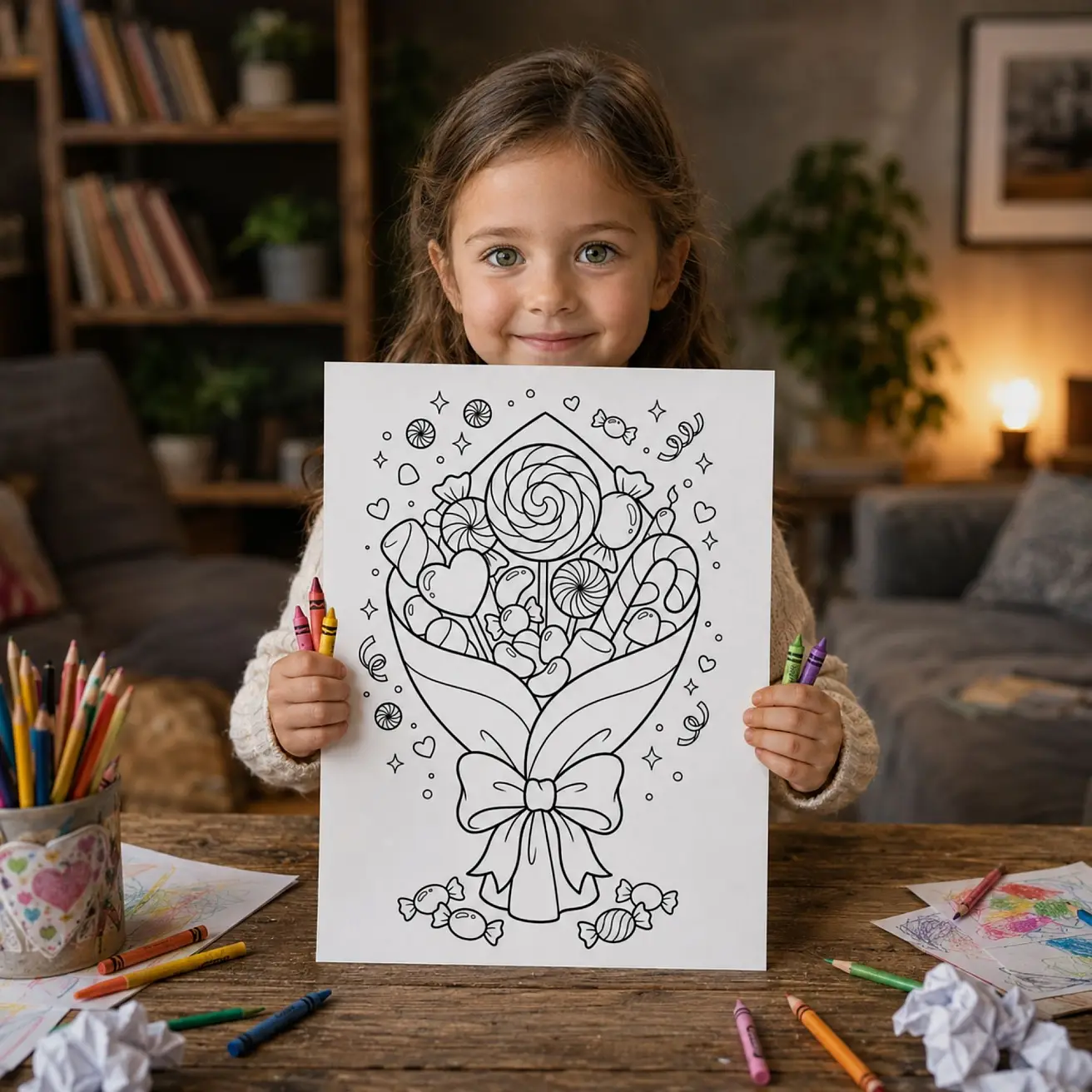 Free Candy Coloring Pages - Cute Sweet Treat Coloring Sheets for Kids
