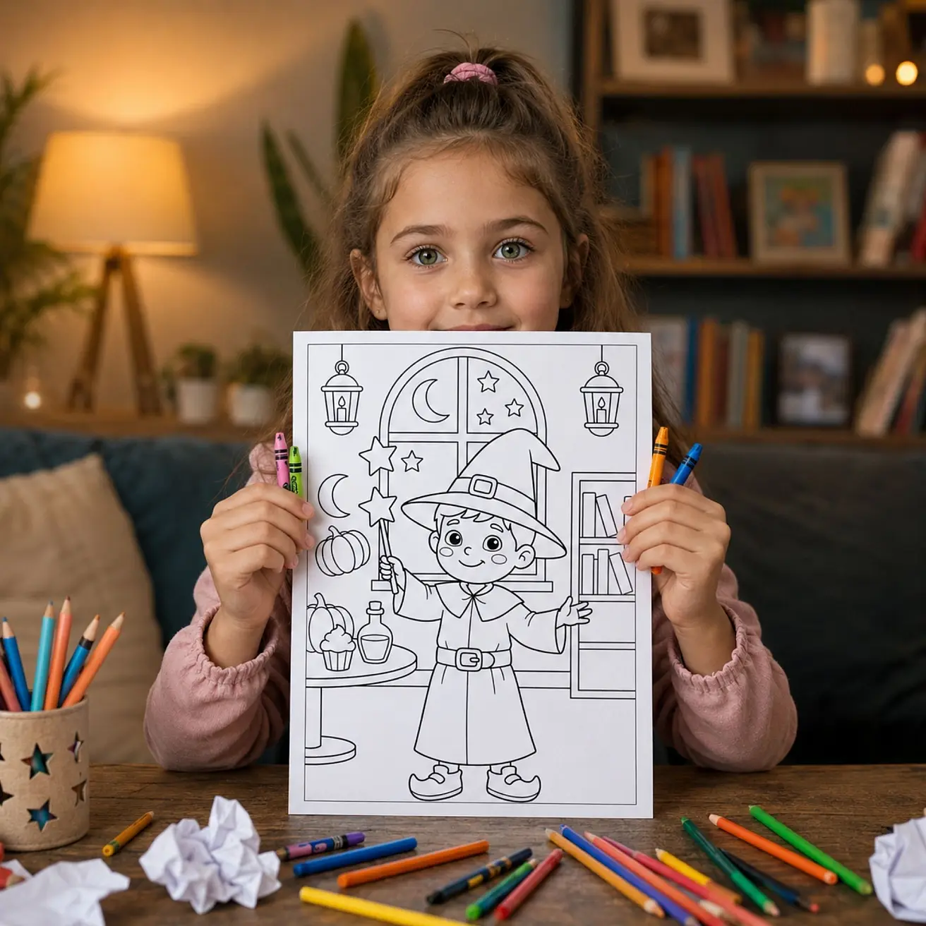 Free Costume Party Coloring Pages for Kids - Cute Dress Up & Halloween Printable Coloring Sheets