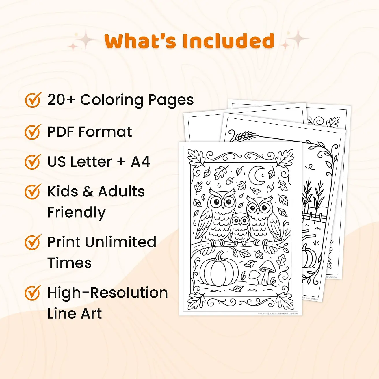Free Cozy Autumn Coloring Pages for Kids - Fall Animals & Woodland Printables