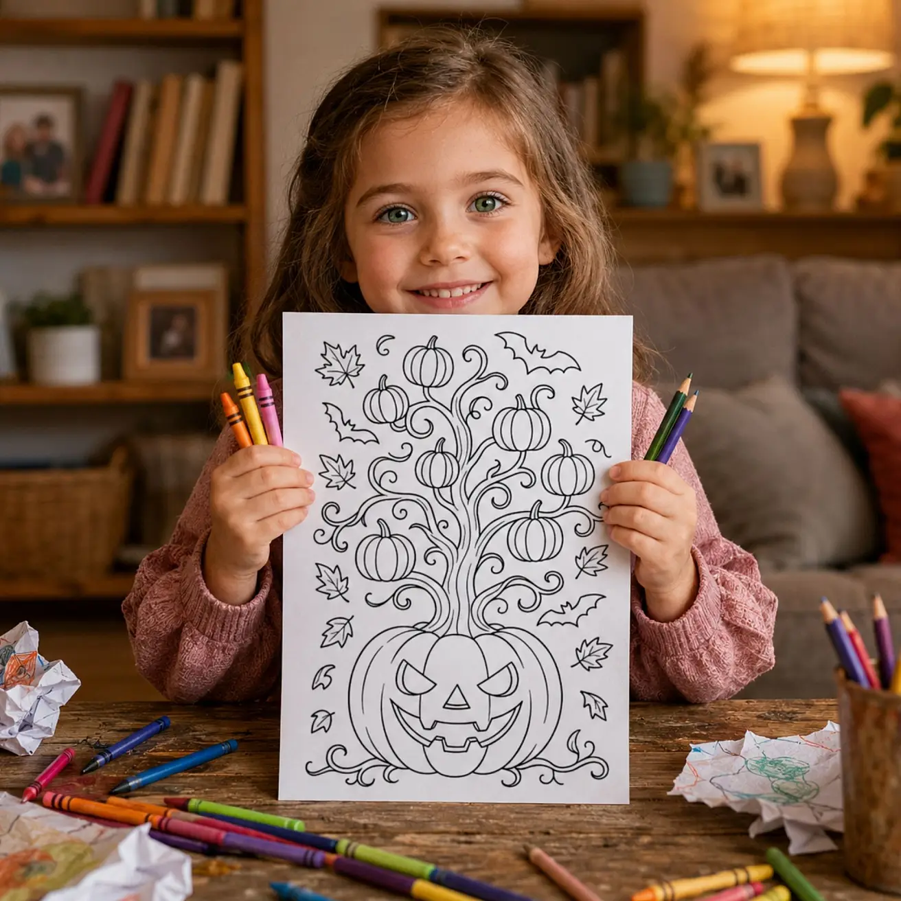 Free Pumpkin Coloring Pages - Cute and Scary Fall Printables