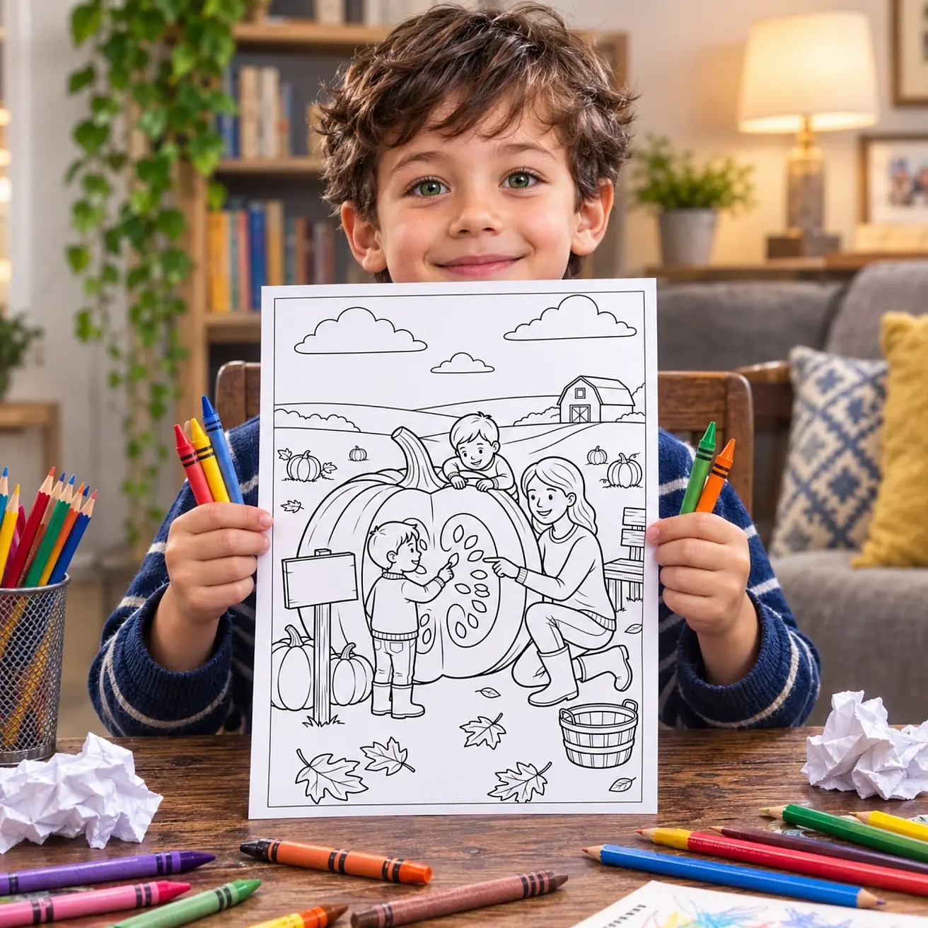 Free Pumpkin Patch Coloring Pages for Kids – Fall Harvest & Farm Printables