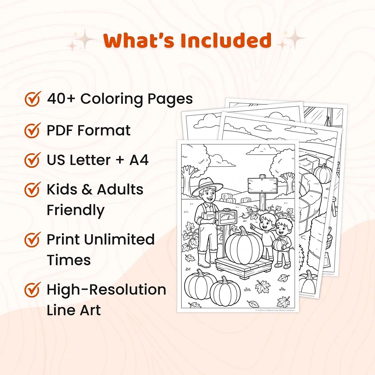 Free Pumpkin Patch Coloring Pages for Kids – Fall Harvest & Farm Printables