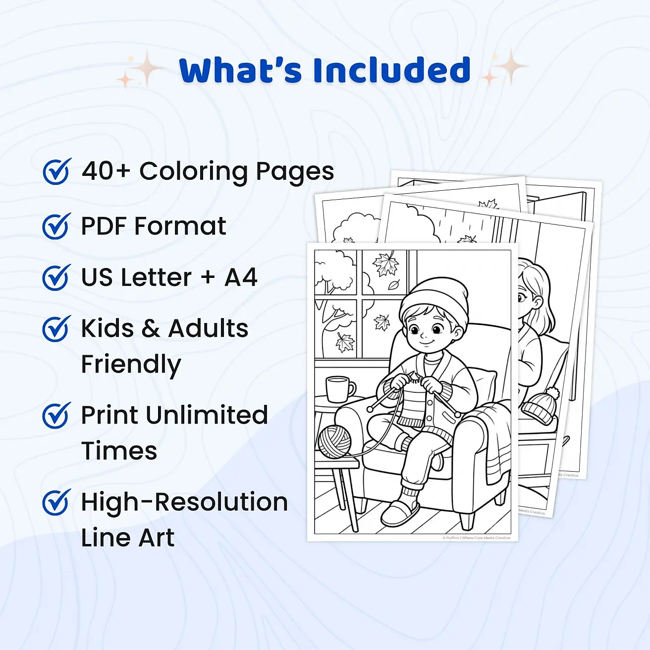 Free Sweater Weather Coloring Pages for Kids - Autumn Activity Printables