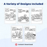 35+ Beach and Sunshine Days Coloring Pages, Kids Summer Beach Activities Coloring Book PDF