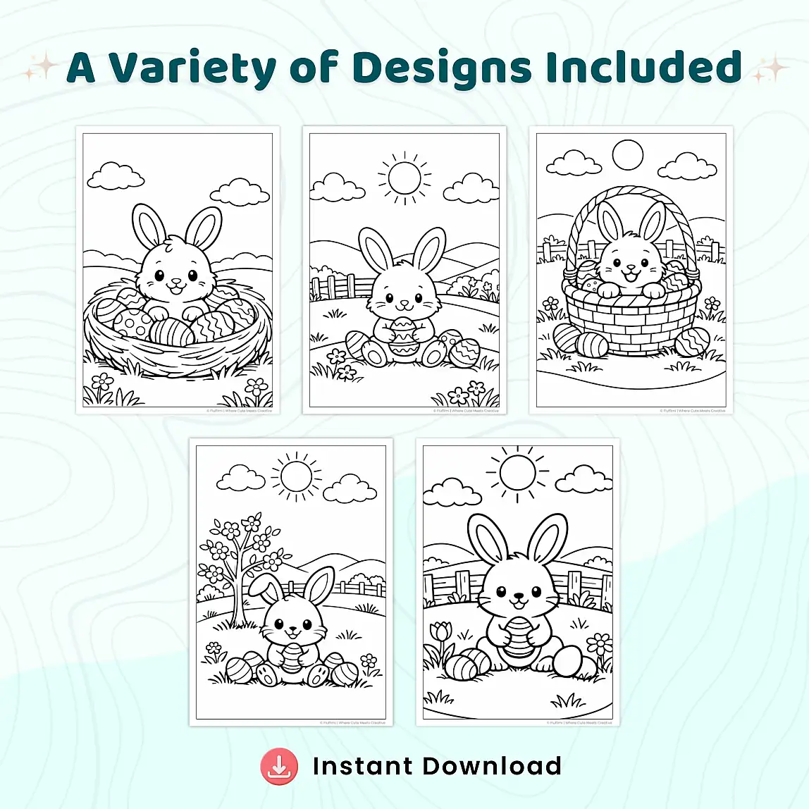 45+ Easter Bunny Coloring Pages for Kids – Cute Baby Bunny, Easter Egg & Spring Activity Sheets