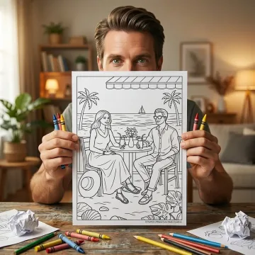 40+ Beach Fashion Coloring Pages Bundle – Summer Vacation & Coastal Fashion Designs