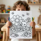 30+ Butterfly Garden Coloring Pages – Cute Kawaii Butterflies, Flower Meadows & Spring Nature Scenes