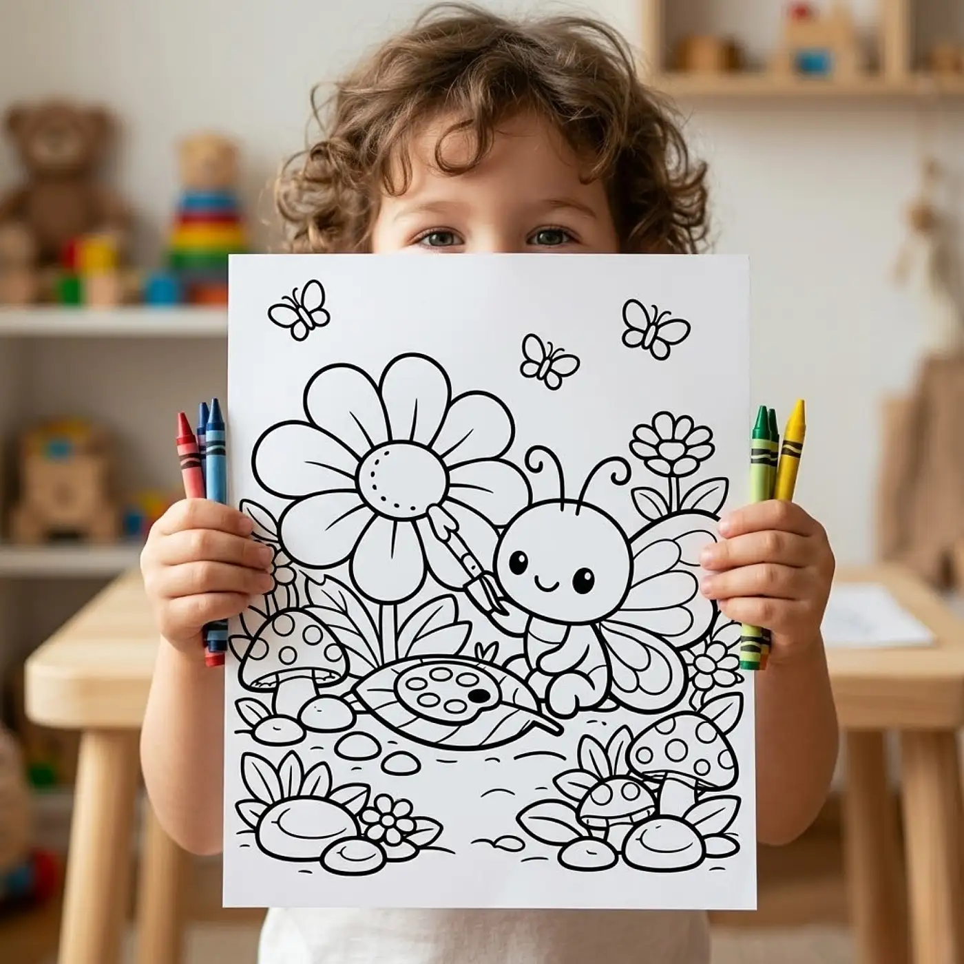 30+ Butterfly Garden Coloring Pages – Cute Kawaii Butterflies, Flower Meadows & Spring Nature Scenes
