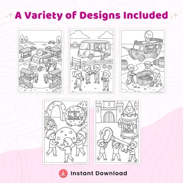 30+ Ice Cream Truck Coloring Pages for Adults – Summer Food Truck & Sweet Treat Designs
