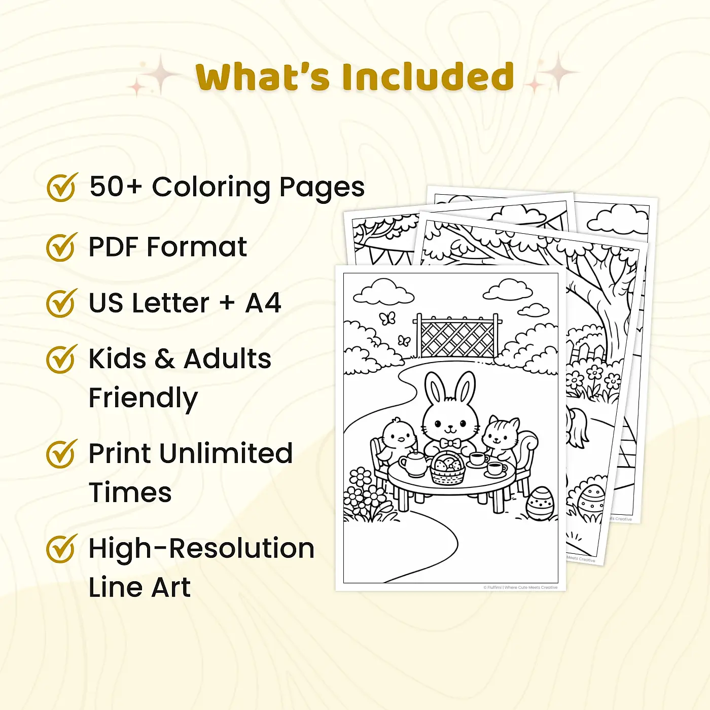 50+ Easter Coloring Pages for Kids – Bunny, Easter Egg & Spring Holiday Activity Sheets