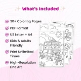 Free Ice Cream Truck Coloring Pages for Adults – Summer Dessert Vehicle Coloring Sheets