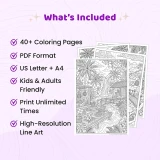 Freebie Tropical Hawaii Coloring Pages