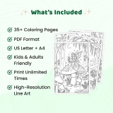 Freebie Enchanted Forest Adventures Coloring Pages