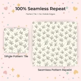 25+ Minimal Leaf Seamless Pattern Bundle – Botanical Line Art Background Designs