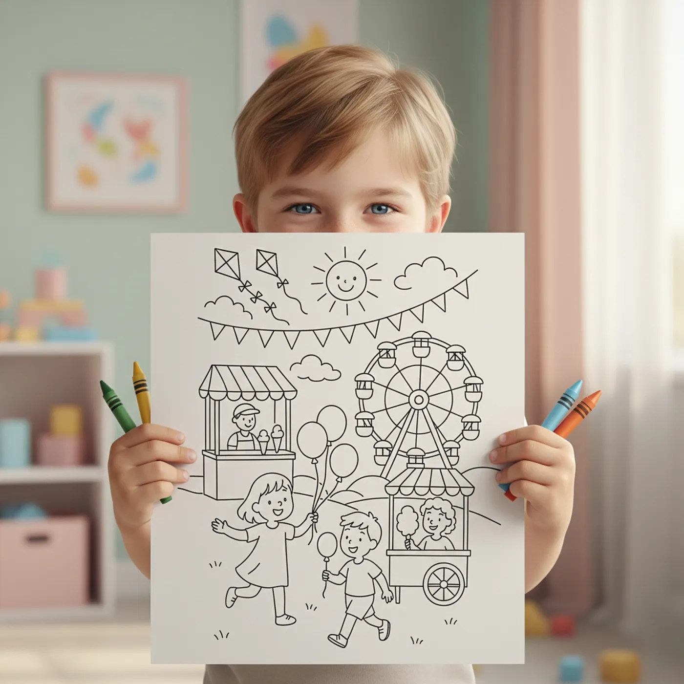 Summer Coloring Pages Printable PDF Bundle for Kids, Teens & Adults