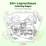 Leprechaun Coloring Pages – 50+ St. Patrick’s Day Printable Coloring Sheets for Kids