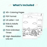 45+ Easter Bunny Coloring Pages for Kids – Cute Baby Bunny, Easter Egg & Spring Activity Sheets