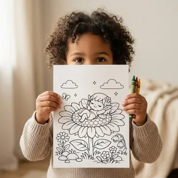 40+ Fairy Garden Village Coloring Pages – Magical Fairy Houses, Cottages & Fantasy Garden Scenes