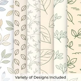 25+ Minimal Leaf Seamless Pattern Bundle – Botanical Line Art Background Designs