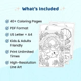 Freebie Ocean Life Coloring Pages for Adults
