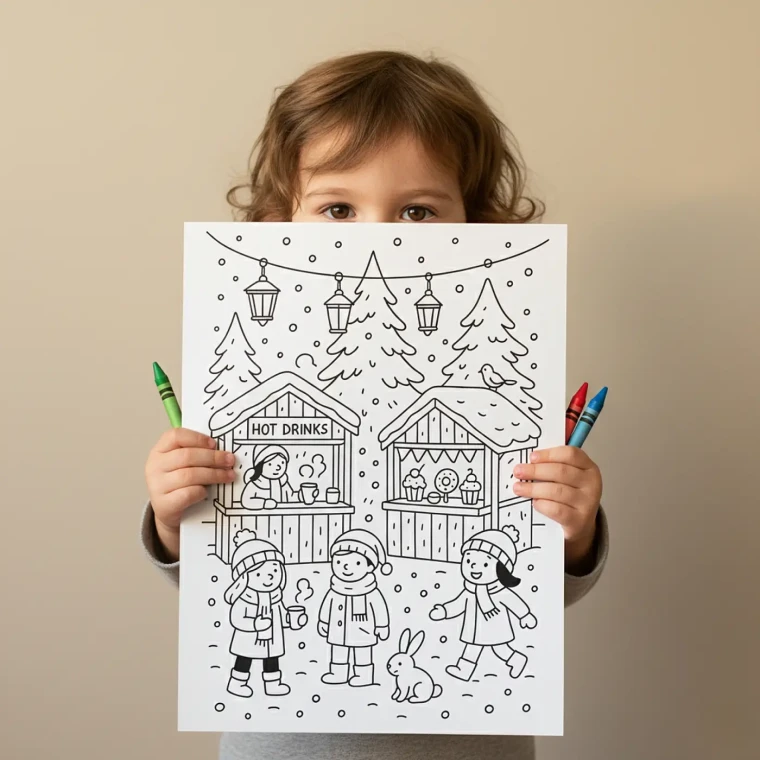 40+ Printable Winter Coloring Pages for Kids, Teens & Adults