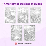 Freebie Tropical Hawaii Coloring Pages