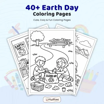 40+ Earth Day Coloring Pages for Kids, Recycling Activities, Save the Earth & Planet Earth Coloring Sheets