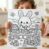 35+ Spring Meadow Adventures Coloring Pages, Cute Animals & Flower Field Scenes Printable Spring Nature PDF