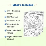 30+ Winter Animals Coloring Pages Printable PDF for Kids & Adults