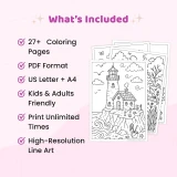 38+ Summer Coloring Pages Printable PDF for Kids & Adults