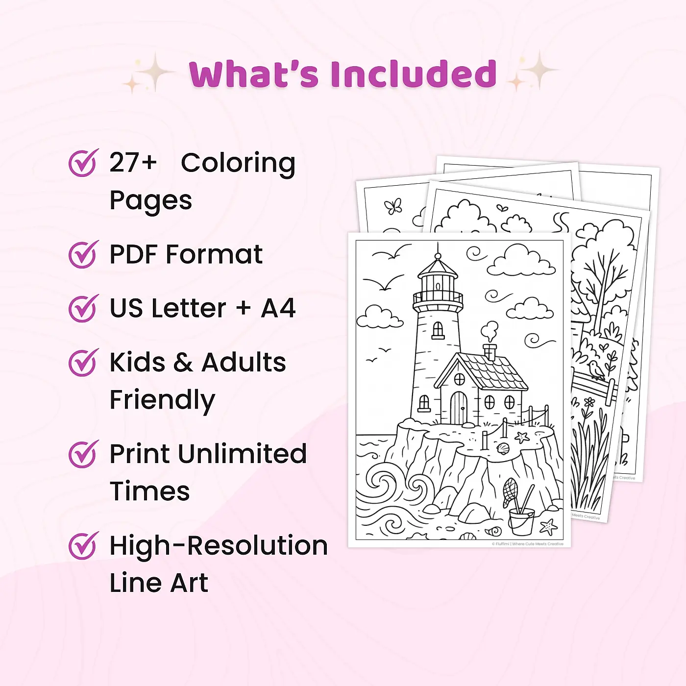 38+ Summer Coloring Pages Printable PDF for Kids & Adults