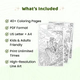 Freebie Camping & Outdoor Adventures Coloring Pages