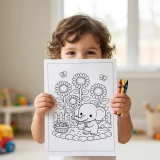 30+ Animal Flower Gardeners Coloring Pages – Cute Gardening Animals, Spring Garden Scenes & Nature Activities