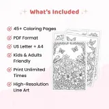 Spring Flowers Coloring Pages – 45+ Blooming Garden & Botanical Designs