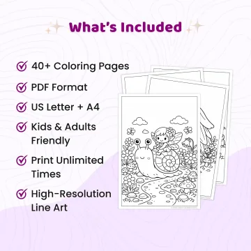 40+ Fairy Garden Village Coloring Pages – Magical Fairy Houses, Cottages & Fantasy Garden Scenes