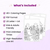 40+ Fairy Garden Village Coloring Pages – Magical Fairy Houses, Cottages & Fantasy Garden Scenes