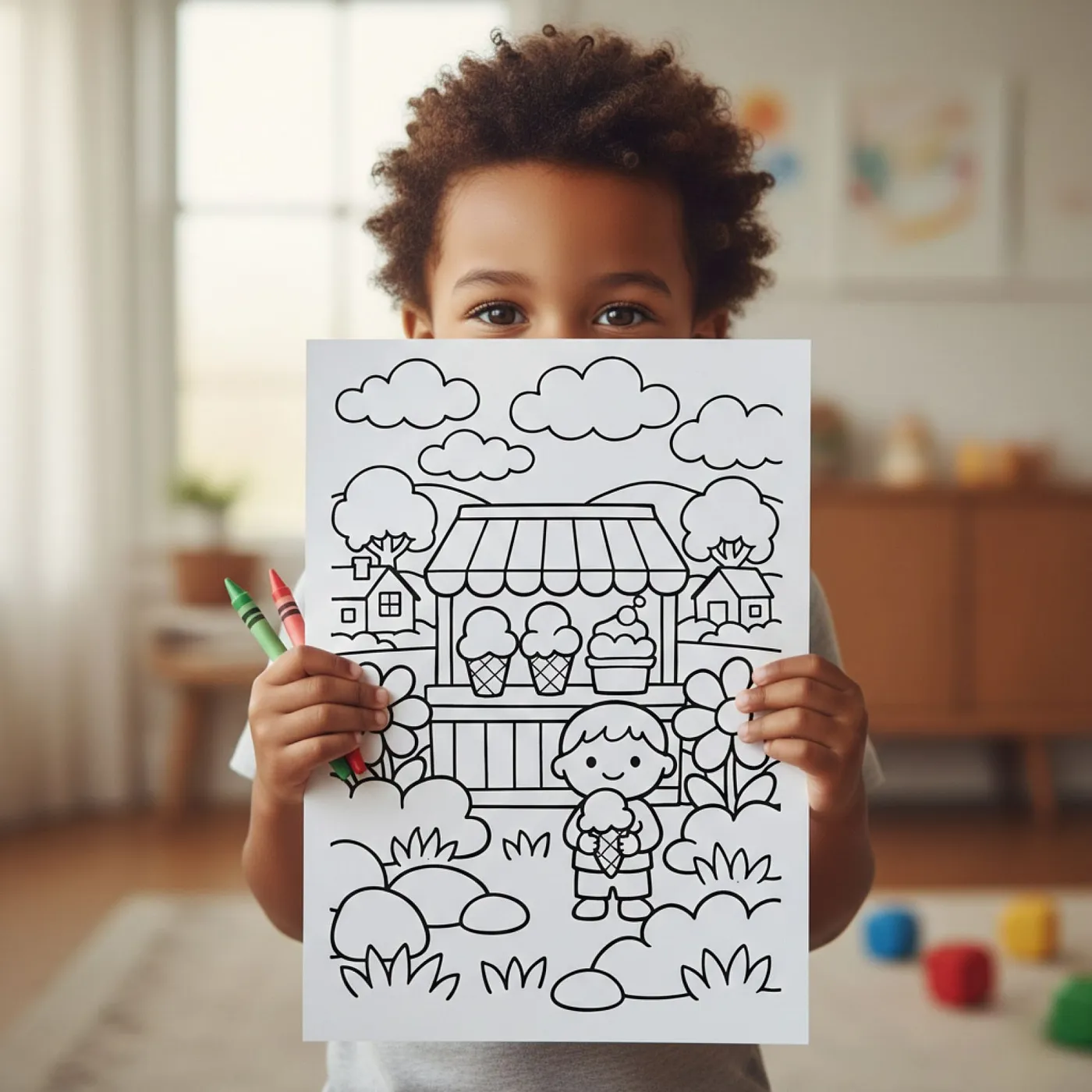 45+ Spring Village Coloring Pages, Cozy Countryside Town Scenes and Scenic Landscape Designs