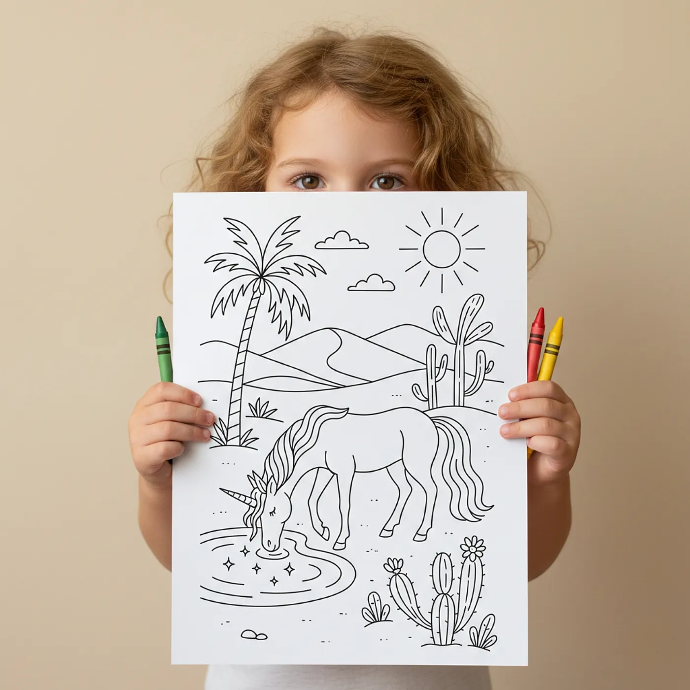 45+ Unicorn Coloring Pages Bundle – Fantasy Unicorns, Magical Castles & Enchanted Nature Scenes