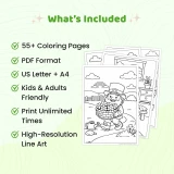 55+ St. Patrick's Day Coloring Pages for Kids, Leprechaun & Shamrock Coloring Book